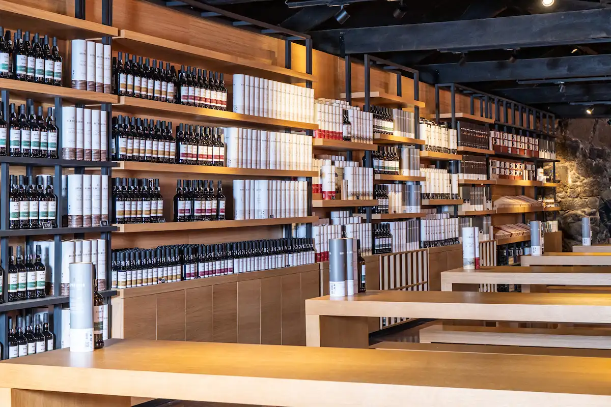 Wine cellar + tasting